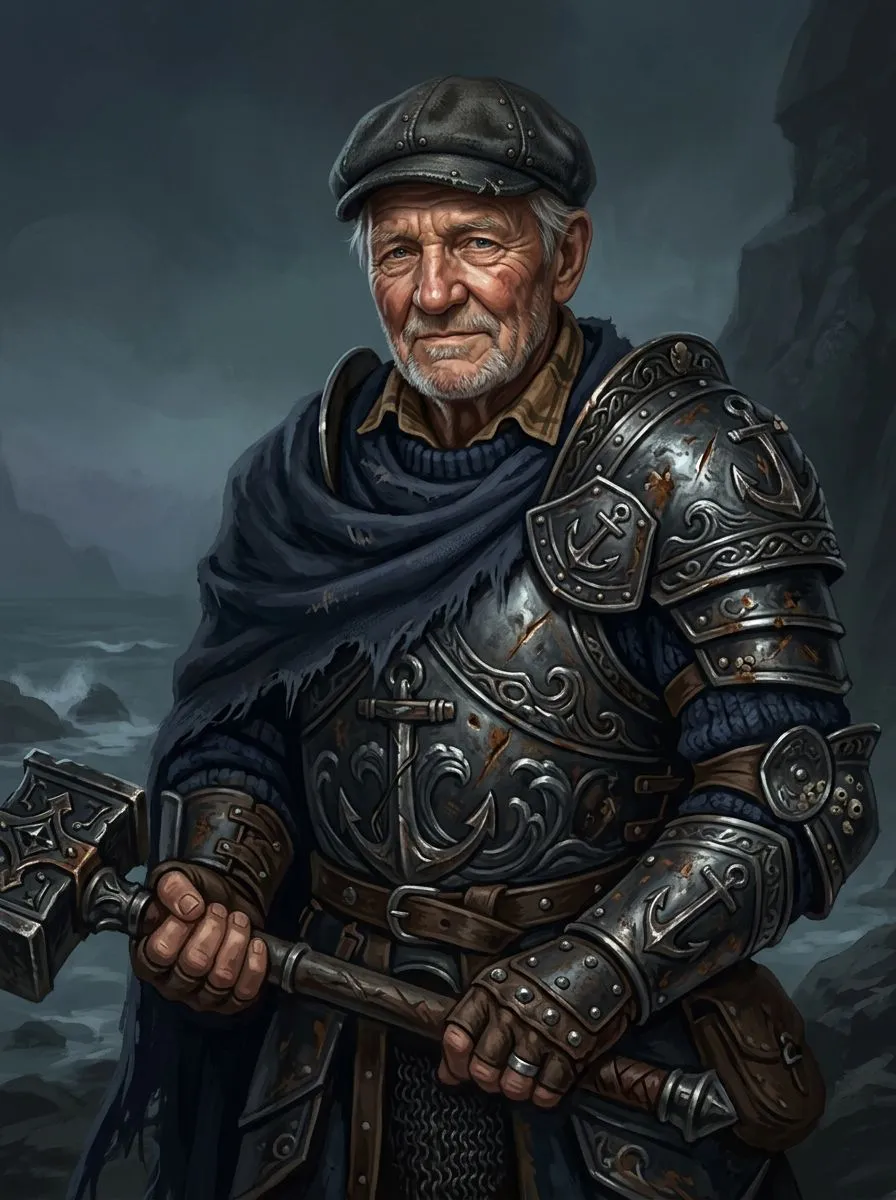 Game character example: Fantasy card