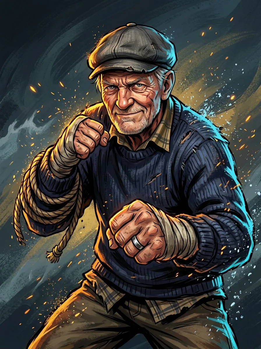 Game character example: Fighting game