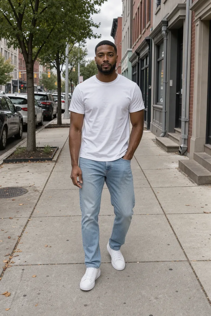 Outfit try-on input: person