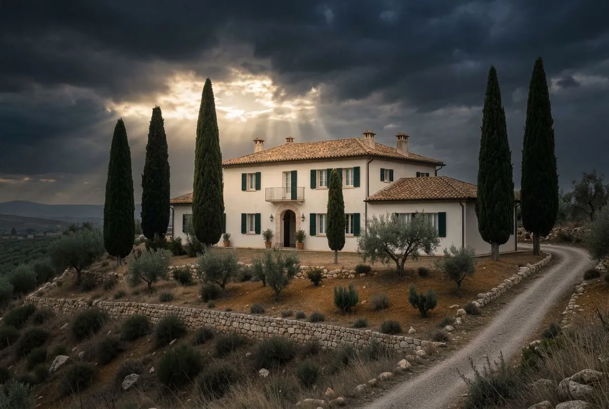 Sky replacement example: Storm