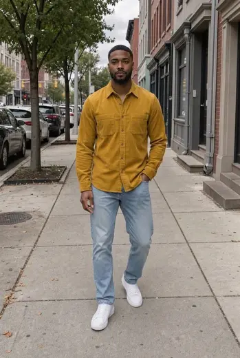 Outfit try-on example